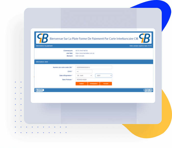 API E-paiement CIB & Edahabia pour Odoo – Image 2