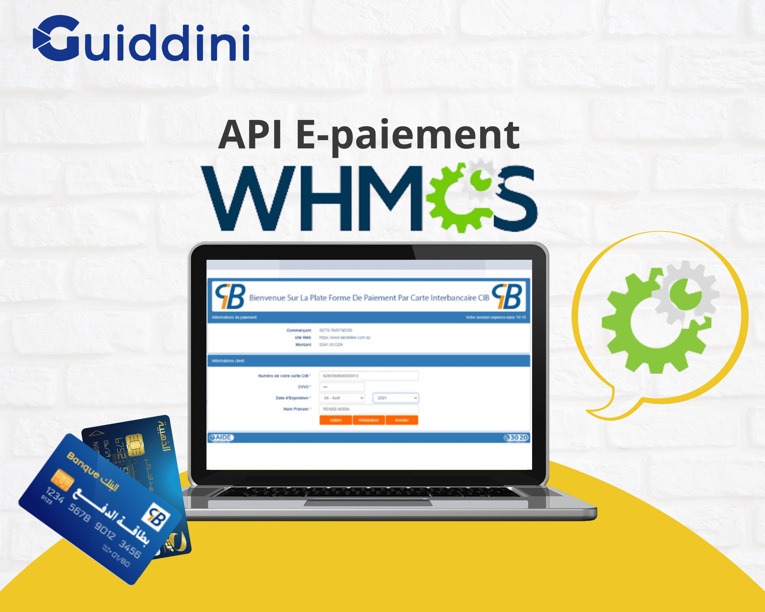 API E-paiement pour WHMCS