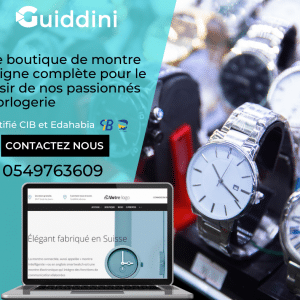 Boutique en ligne pour votre boutique de montres en Saas – Certifié CIB متجر إلكتروني مجهز للدفع بالبطاقات