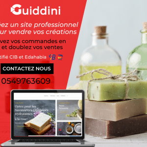 Boutique de savonnerie et produits naturels en Saas – Certifié CIB متجر إلكتروني مجهز للدفع بالبطاقات