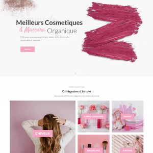 Boutique en ligne pour votre cosmétique en Saas – Certifié CIB متجر إلكتروني مجهز للدفع بالبطاقات