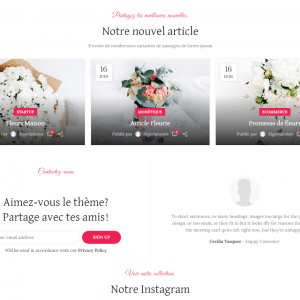Boutique en ligne Fleuristes en Saas – Certifié CIB متجر إلكتروني مجهز للدفع بالبطاقات
