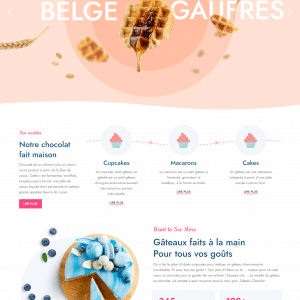 Boutique pour votre pâtisserie en Saas – Certifié CIB متجر إلكتروني مجهز للدفع بالبطاقات