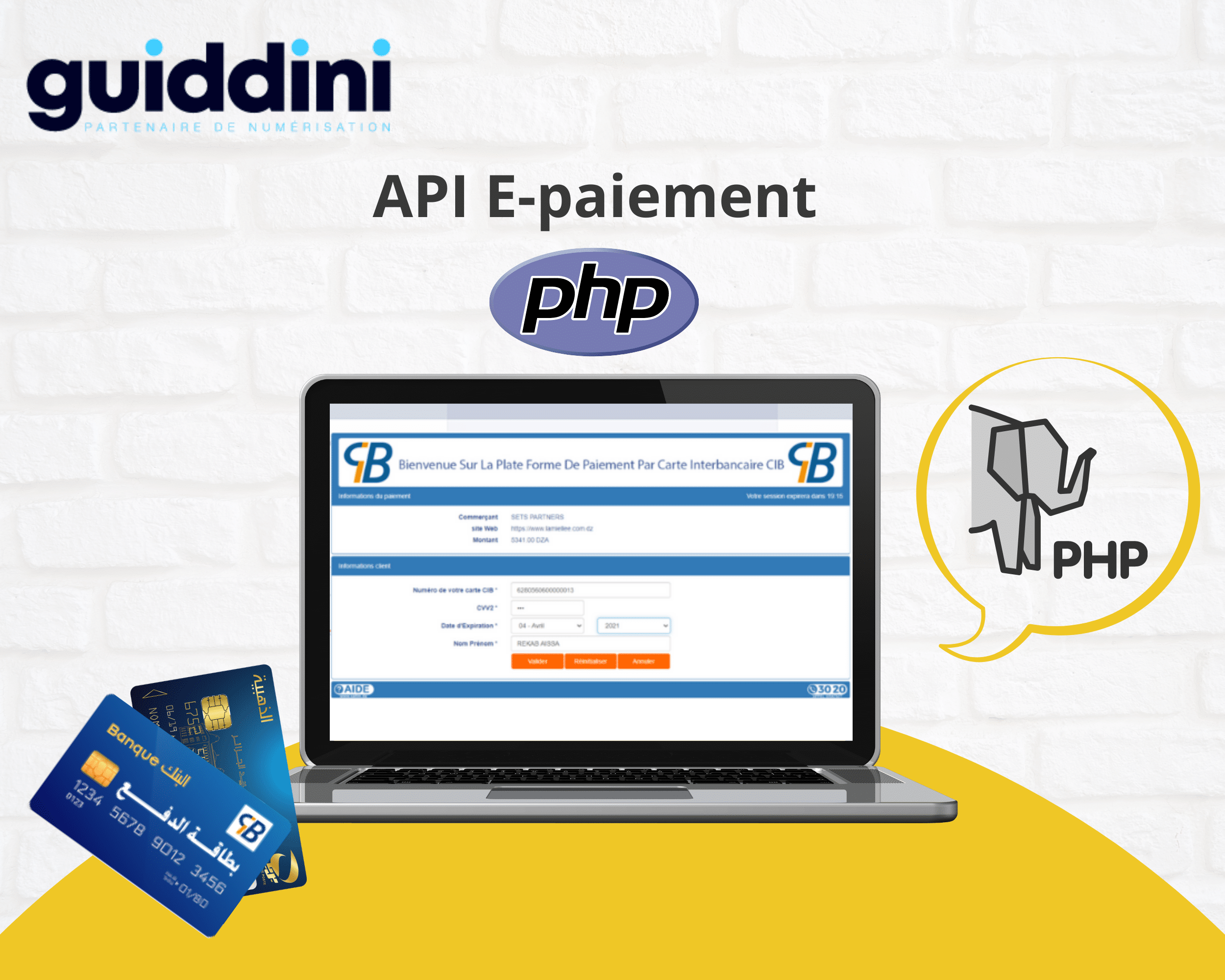 API E-paiement pour PHP