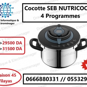 Cocotte Minute Seb Nutricook+ plus 4 programmes